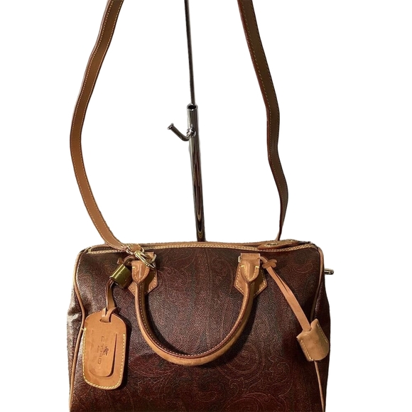 Etro Handbags - Vintage Etro Paisley Duffle Bag Multicolor Women's satchel crossbody